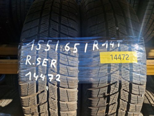 2 KS ZIMNÍ PNEUMATIKA BARUM POLARIS 5 - 155/65 R14 75T - 14472