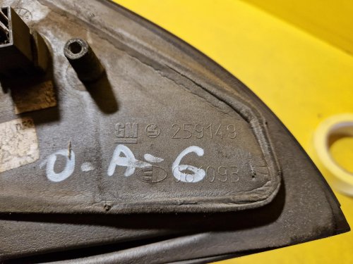 LEVÉ ZRCÁTKO OPEL ASTRA G , ŠEDÉ , MANUÁLNÍ - 12193