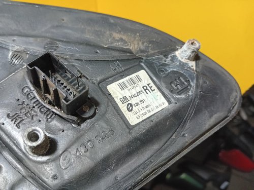 LEVÉ ZRCÁTKO OPEL ASTRA H , MODRÉ , ELEKTRICKÉ - 10561