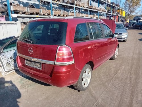 Opel Zafira B 1.6 16V CNG ( Z16YNG ) 69kW r.2006 červená Z500 na náhradní díly