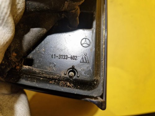 PRAVÉ ZRCÁTKO MERCEDES-BENZ C ( W203 , S203 , CL203 ) , ČERNÉ , ELEKTRICKÉ - 11569