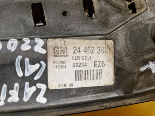 PRAVÉ ZRCÁTKO OPEL ZAFIRA A , MODRÉ , ELEKTRICKÉ - 11693