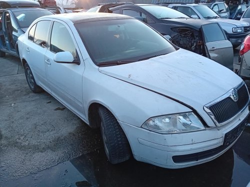 Škoda Octavia II 1.9 TDI ( BJB ) 77kW r.2005 bílá  na náhradní díly