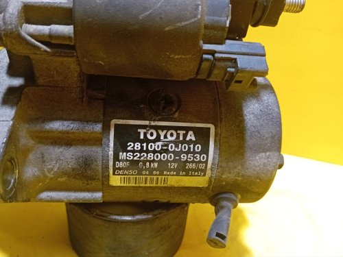 STARTÉR 28100-0J010 TOYOTA YARIS - 1.0 1SZ-FE , 1.3 2SZ-FE - 11003