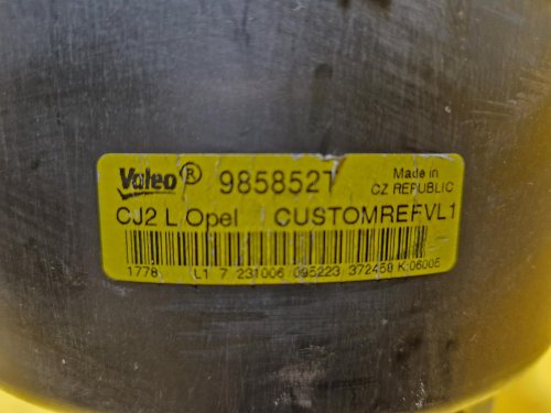 VENTILÁTOR TOPENÍ 985852T - OPEL VECTRA C, SIGNUM - 13077