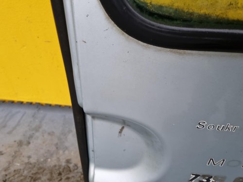 PRAVÉ ZADNÍ KUFROVÉ DVEŘE RENAULT KANGOO I - STŘÍBRNÉ - 15427