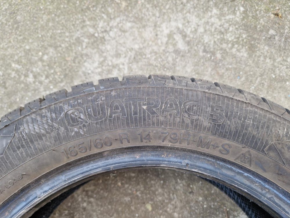 2 KS CELOROČNÍ PNEUMATIKA VREDESTEIN INNER SIDE QUATRAC 5 - 165/60 R14 79H - 14497