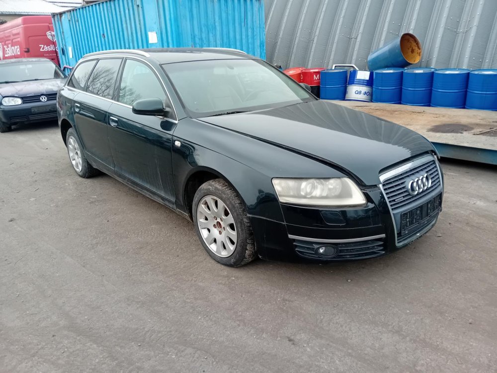 Audi A6 C6 3.0 TDI ( BMK ) 165kW r.2005 zelená na náhradní díly