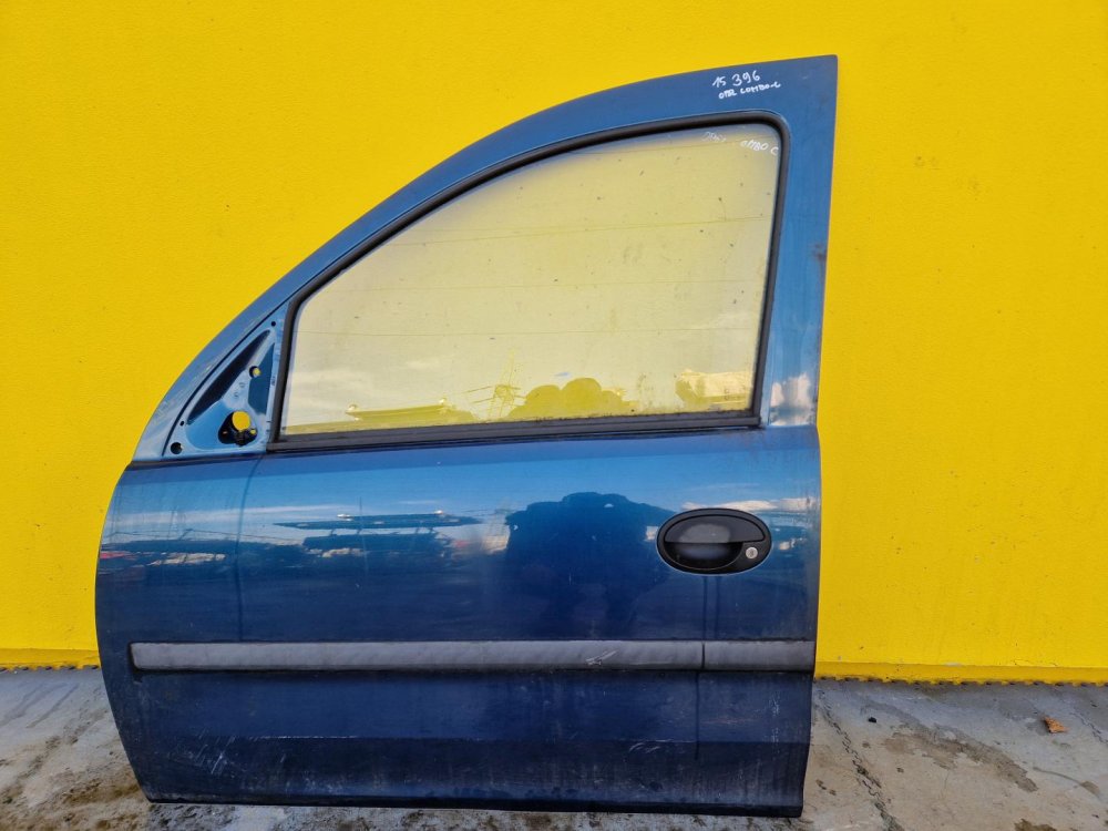 LEVÉ PŘEDNÍ DVEŘE OPEL COMBO C, MODRÉ - 15396