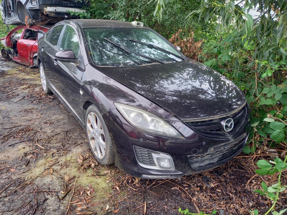 Mazda 6 II (GH) 2.2 ( R2 ) 136kW r.2009 černá na náhradní díly  