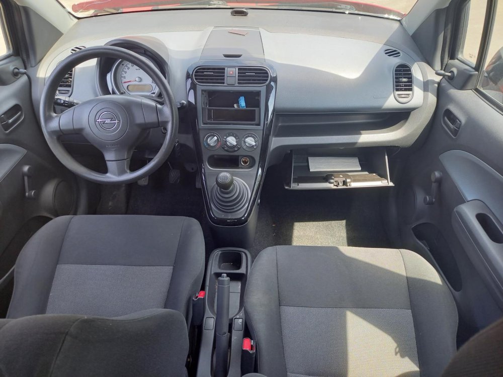 Opel Agila B 1.0 ( K10B ) 48kW r.2009 červená na náhradní díly  