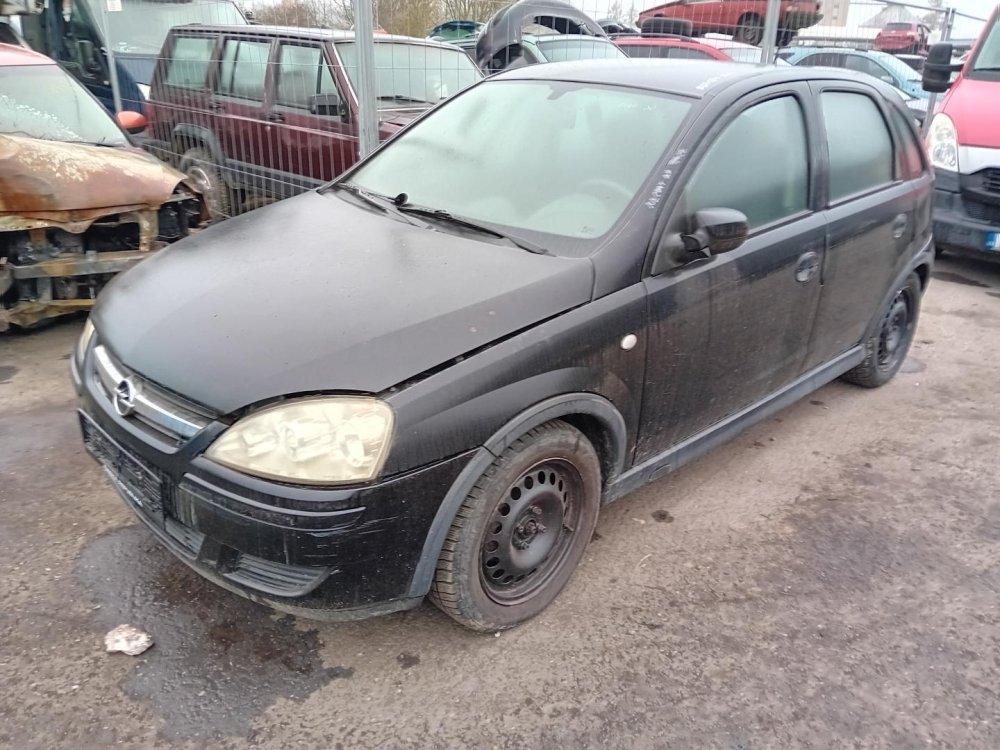 Opel Corsa C 1.2 ( Z12XE ) 55kW r.2003 černá  na náhradní díly