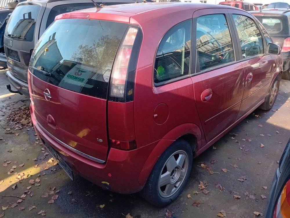 Opel Meriva A 1.6 ( Z16XEP ) 77kW r.2006 červená  na náhradní díly