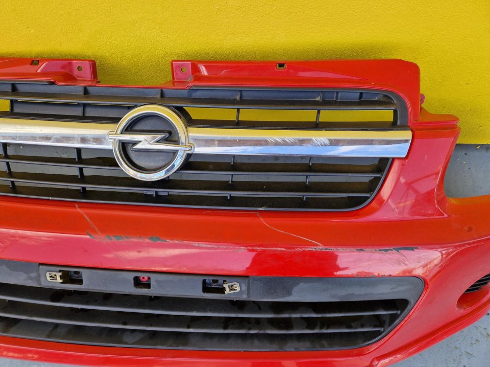 PŘEDNÍ NÁRAZNÍK OPEL AGILA A, ČERVENÝ, FACELIFT - 15016