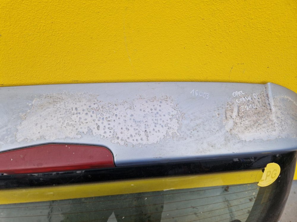 ZADNÍ KUFROVÉ DVEŘE OPEL CORSA D, MODRÉ - 16003