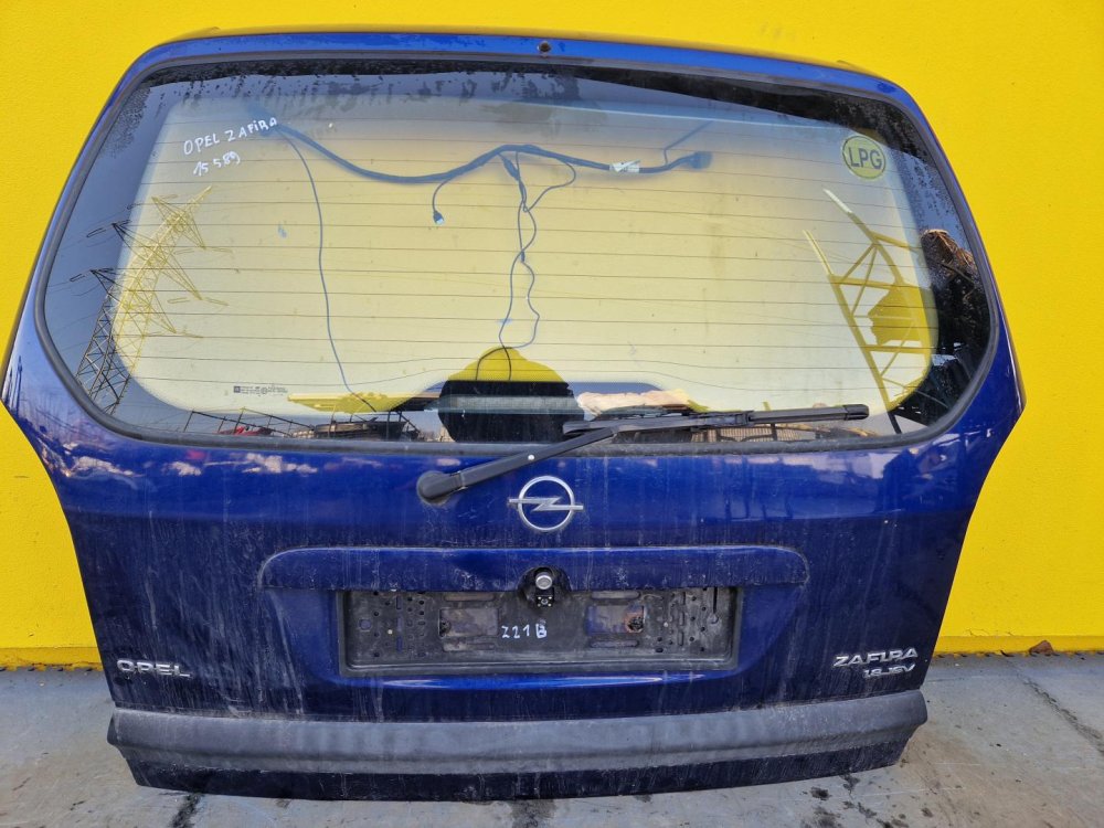 ZADNÍ KUFROVÉ DVEŘE OPEL ZAFIRA A (T98), MODRÉ - 15589